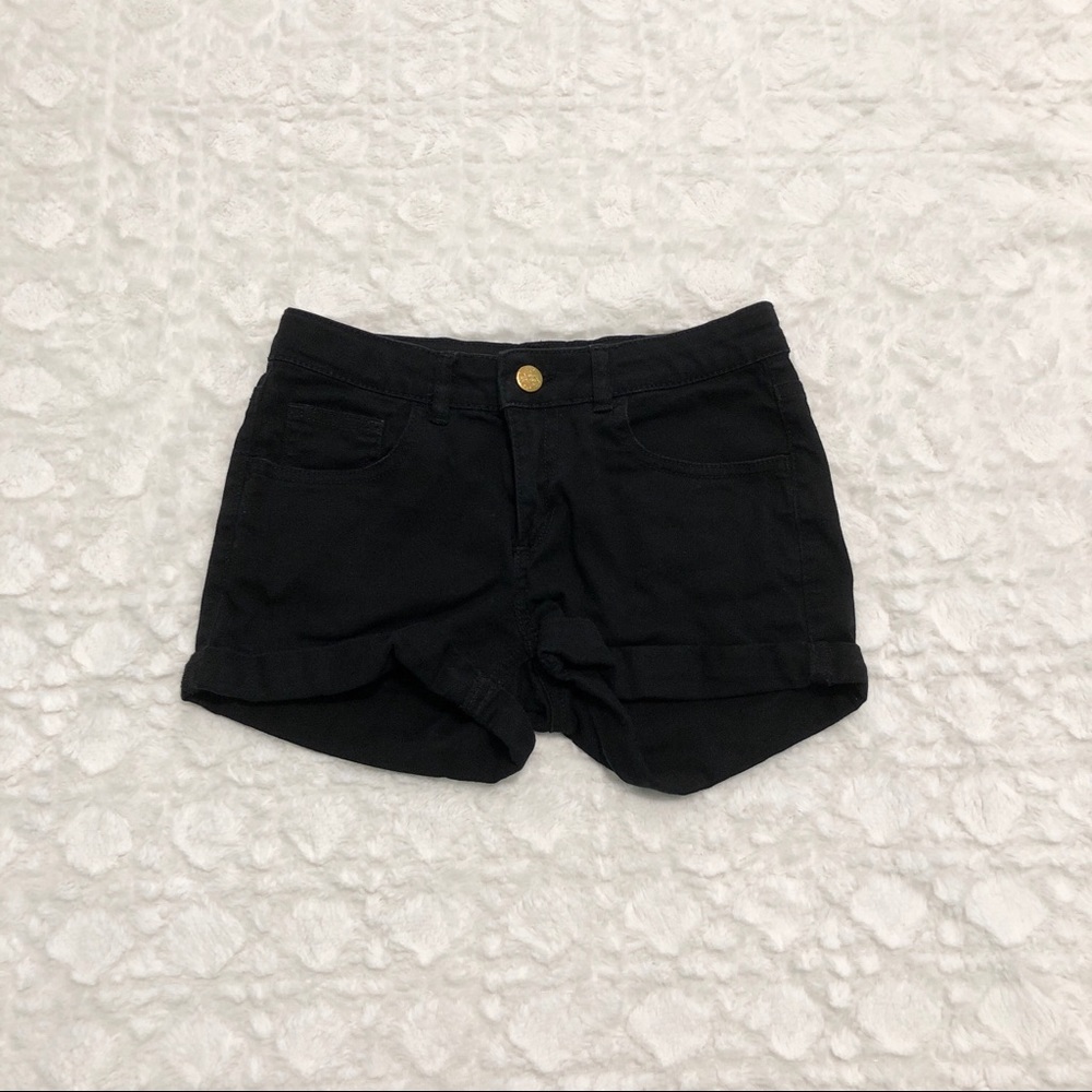 black kids jean shorts